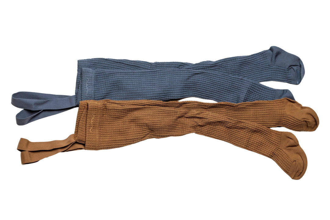overall waffle long - mauve
