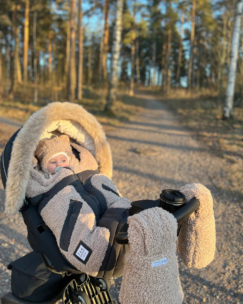 handmuffs warm - oatmeal