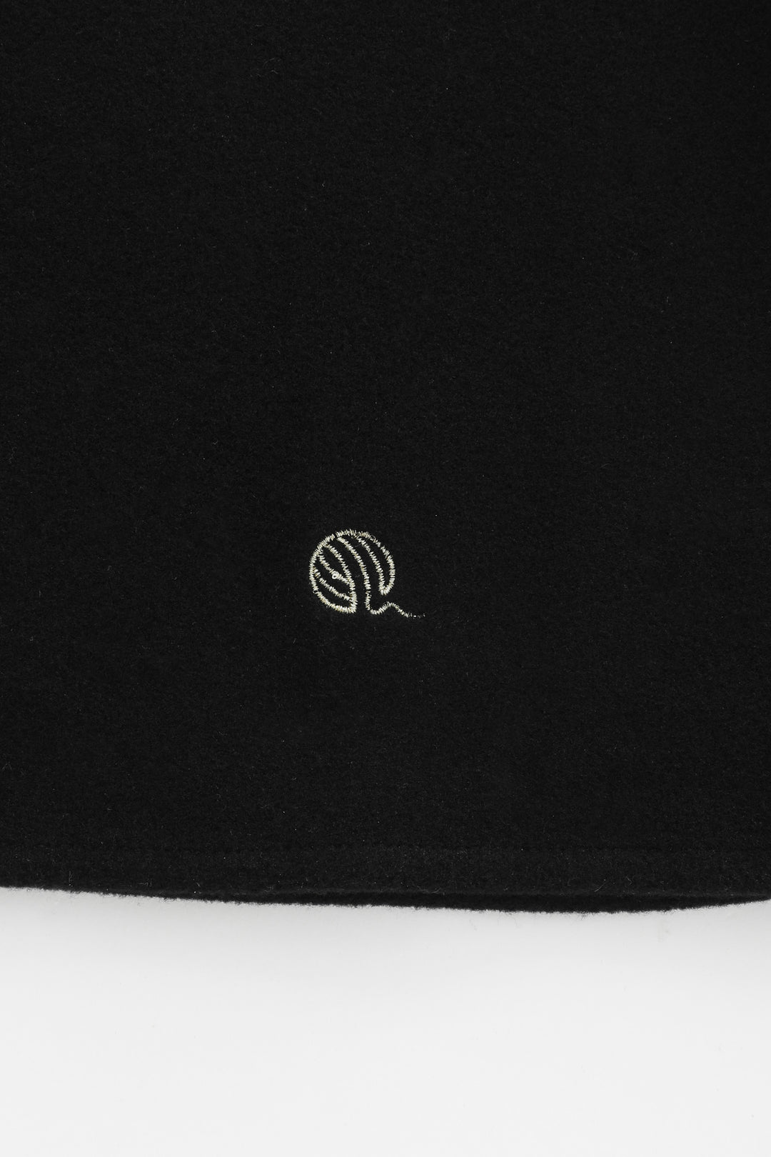 wrap skirt with bow - black