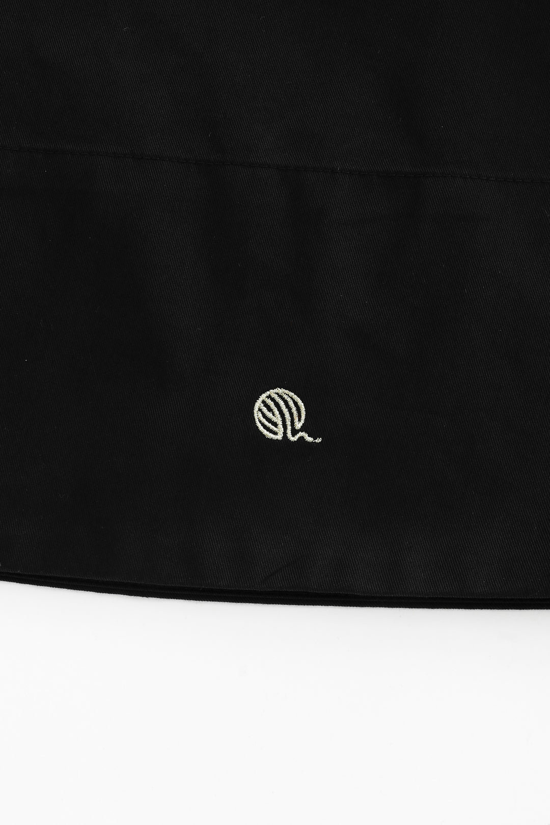 v yoke circle skirt - black