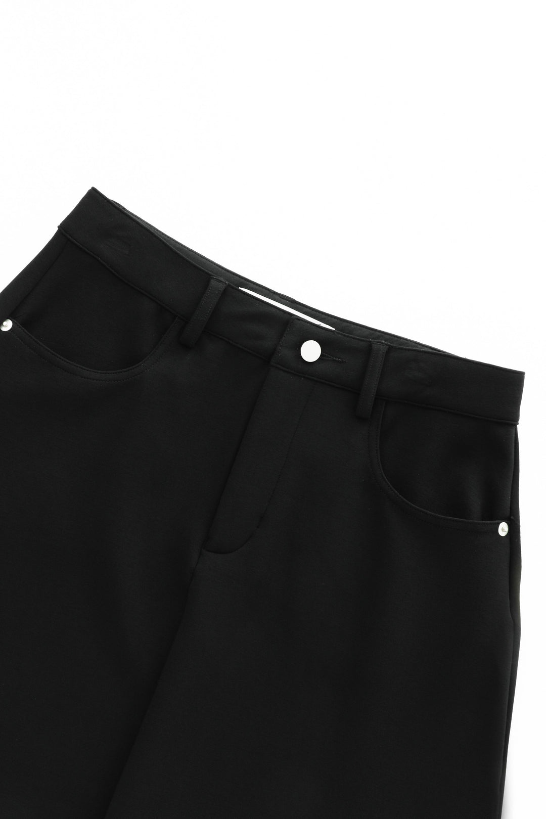 midi knit circle skirt - black