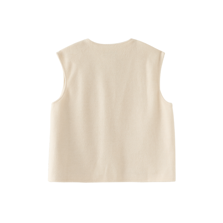 vest wrap style - cream
