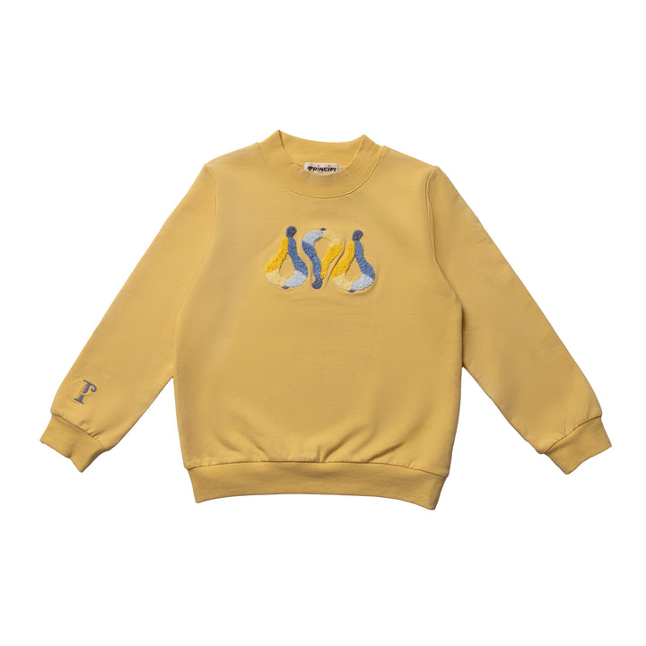 top l/s pear sweatshirt - yellow