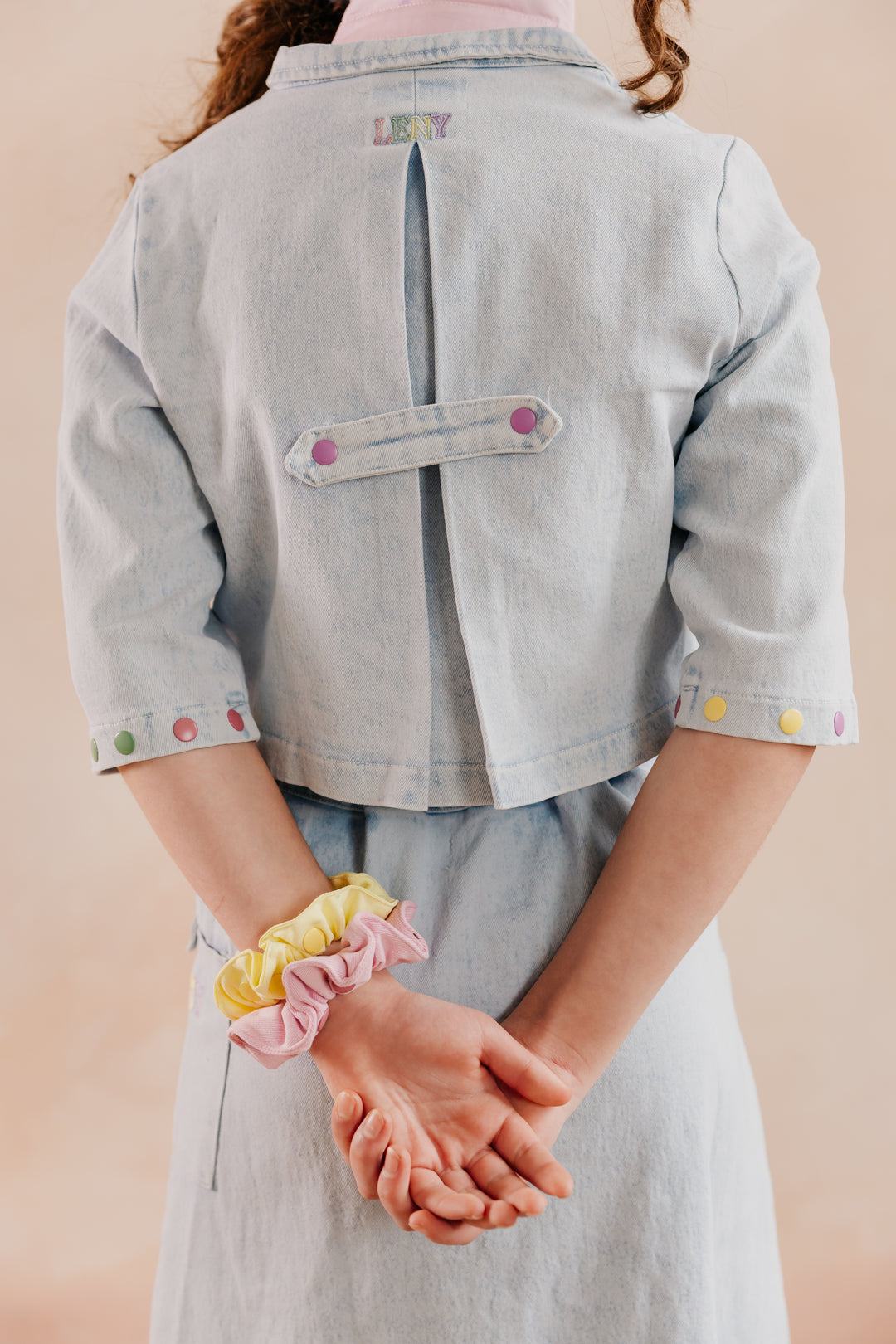 shirt l/s denim snaps - light blue-86