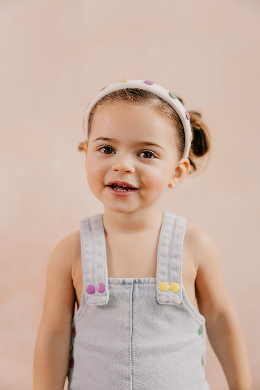 one piece denim snaps overall - light blue-86