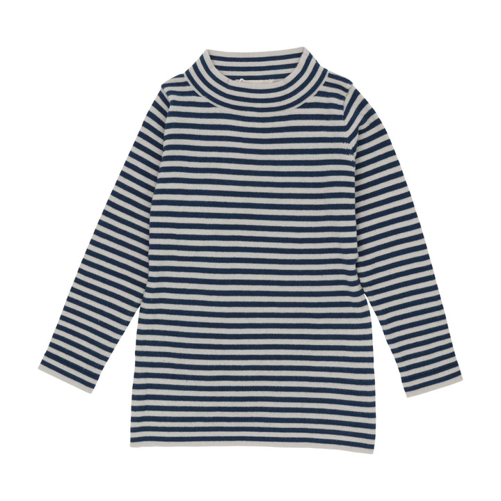 top l/s striped mockneck - peacock blue-13