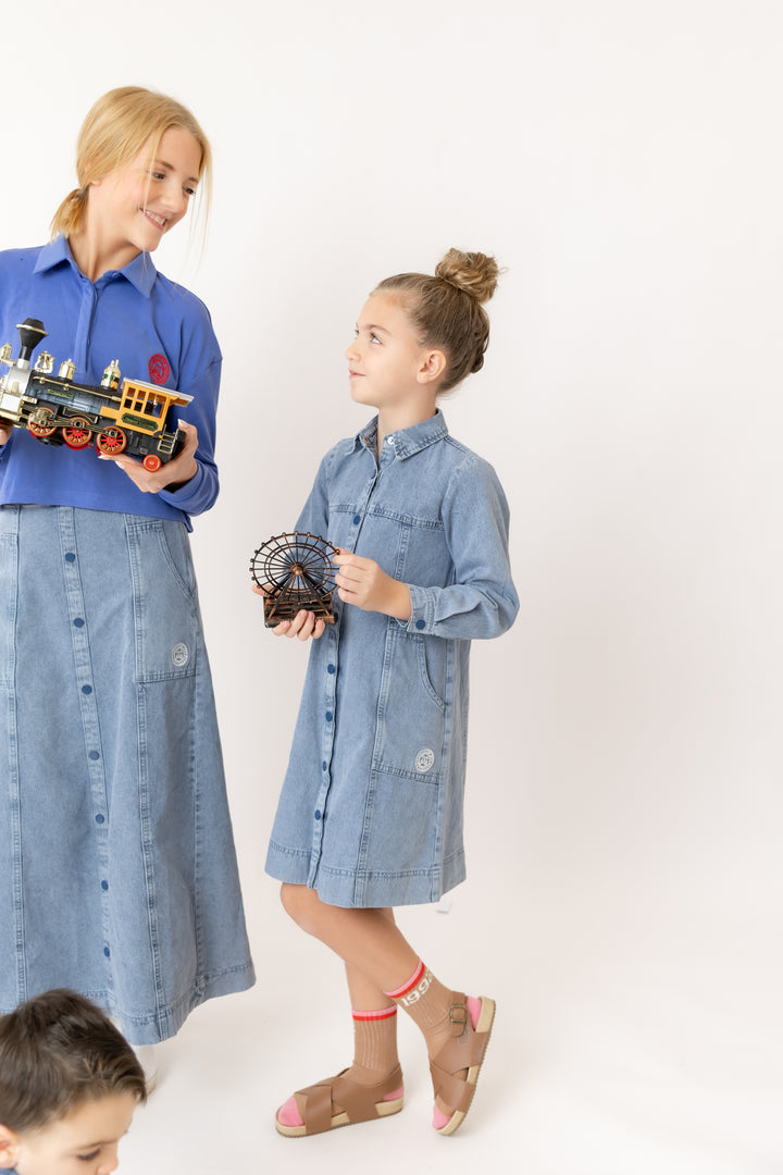 dress denim shirt style stamp - denim