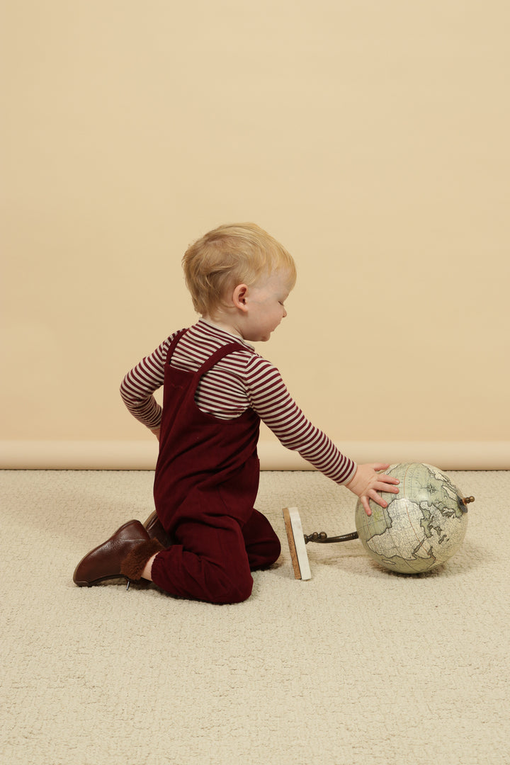 top l/s striped mockneck - wine-28