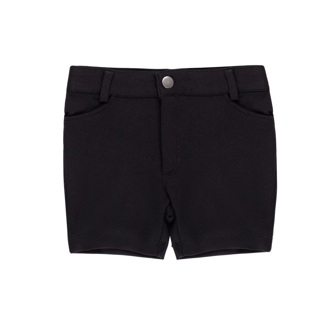 shorts ponte - black