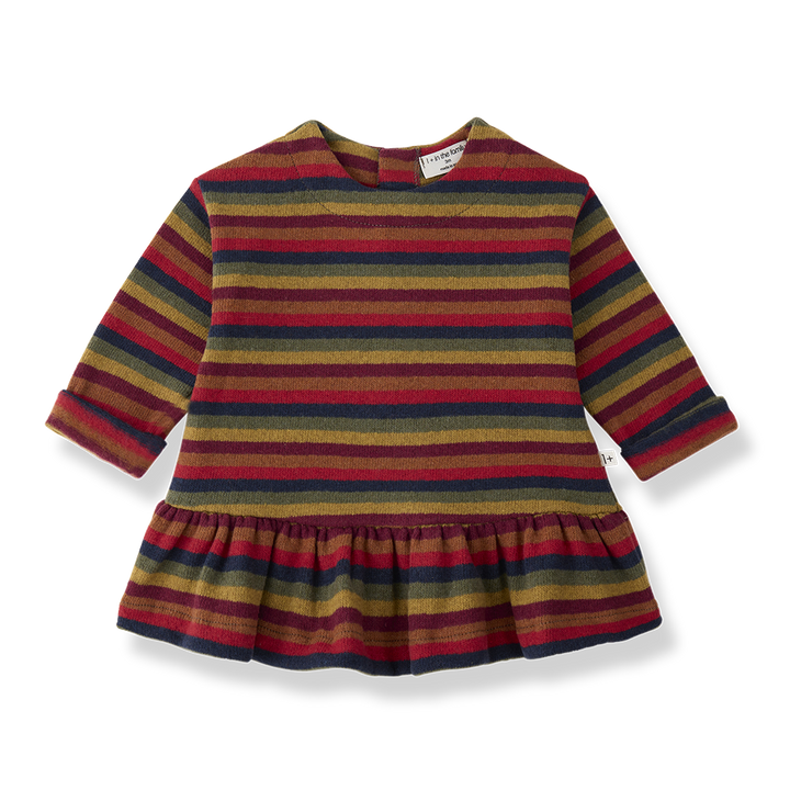dress cotton multi striped - multi
