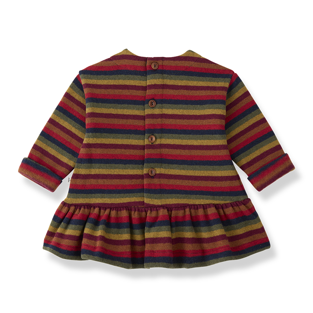dress cotton multi striped - multi