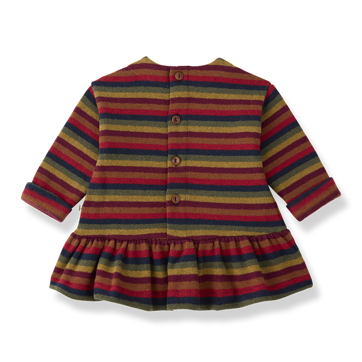dress cotton multi striped - multi