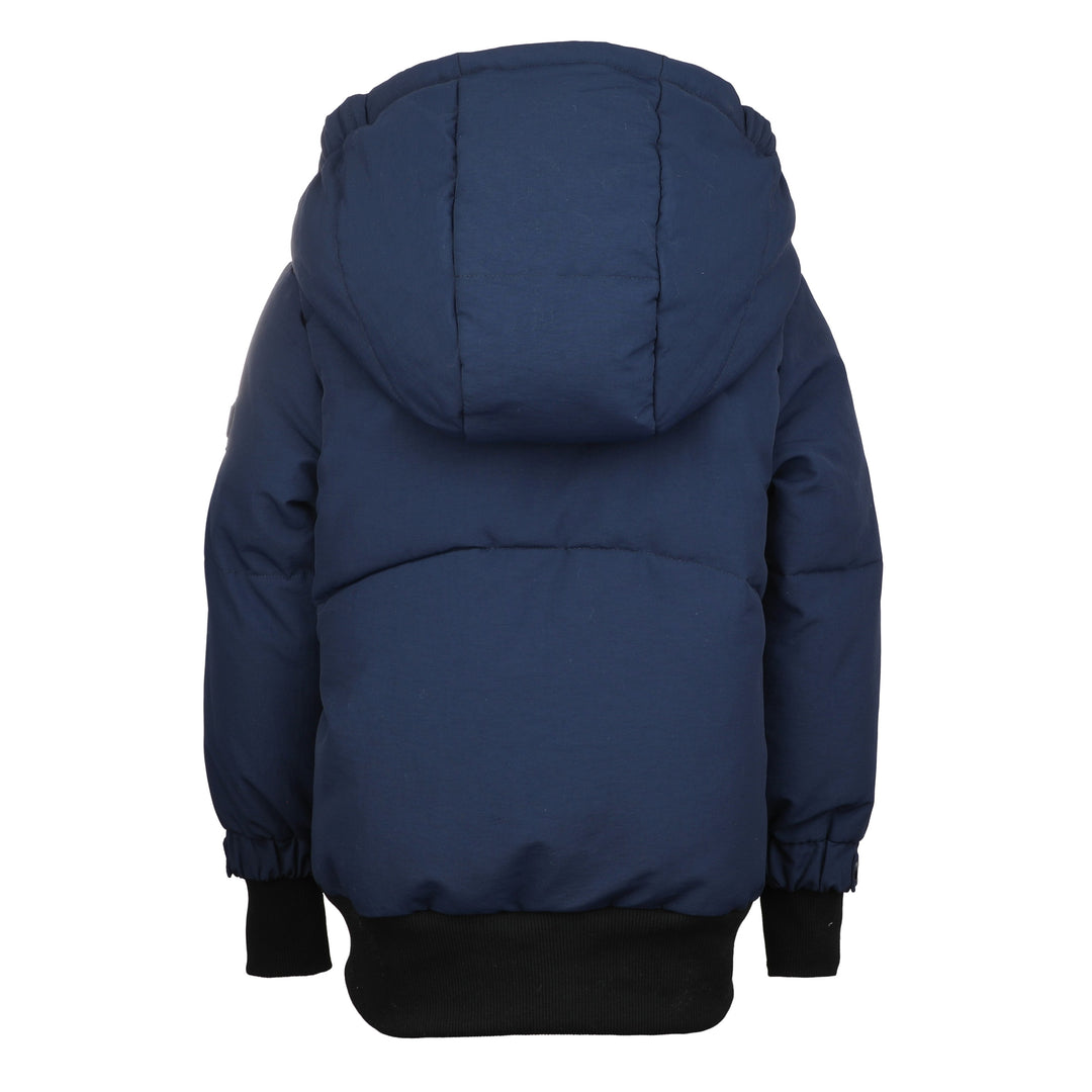 coat canvas puffer - navy