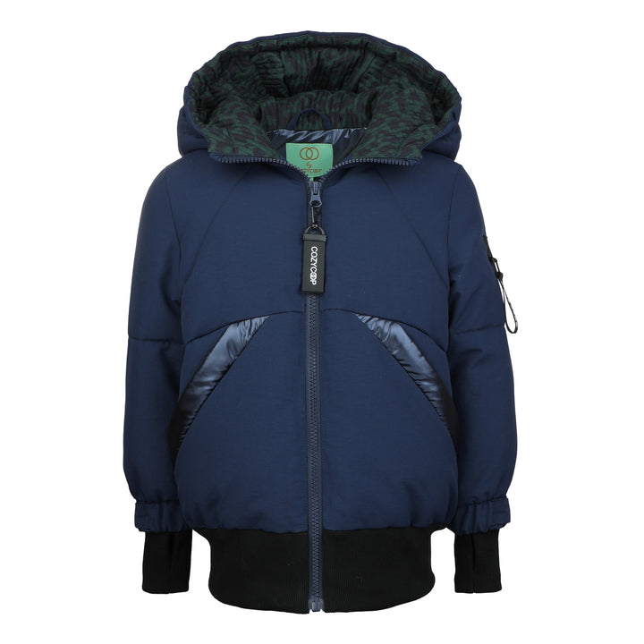 coat canvas puffer - navy