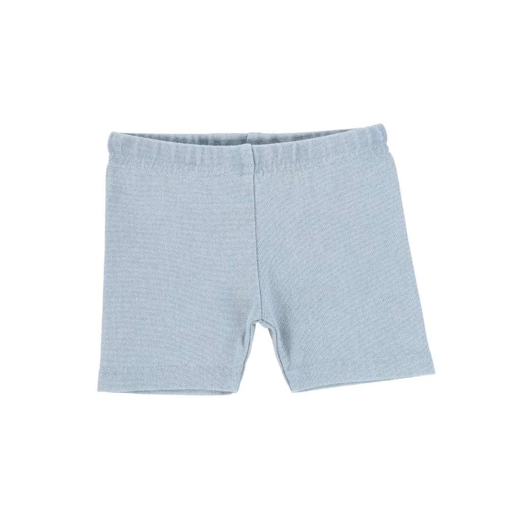 leggings biker shorts - chambray