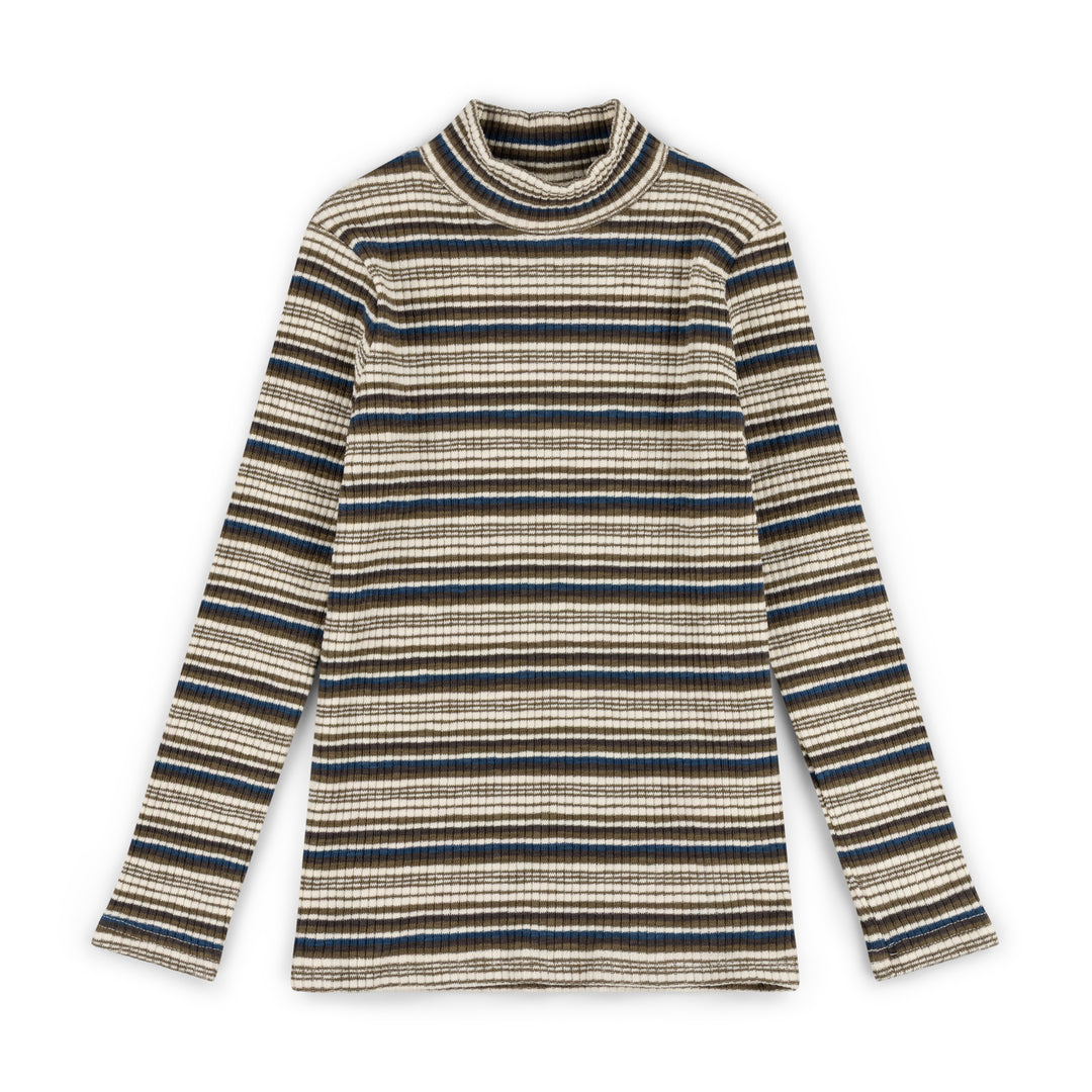 top l/s between lines mockneck - moss