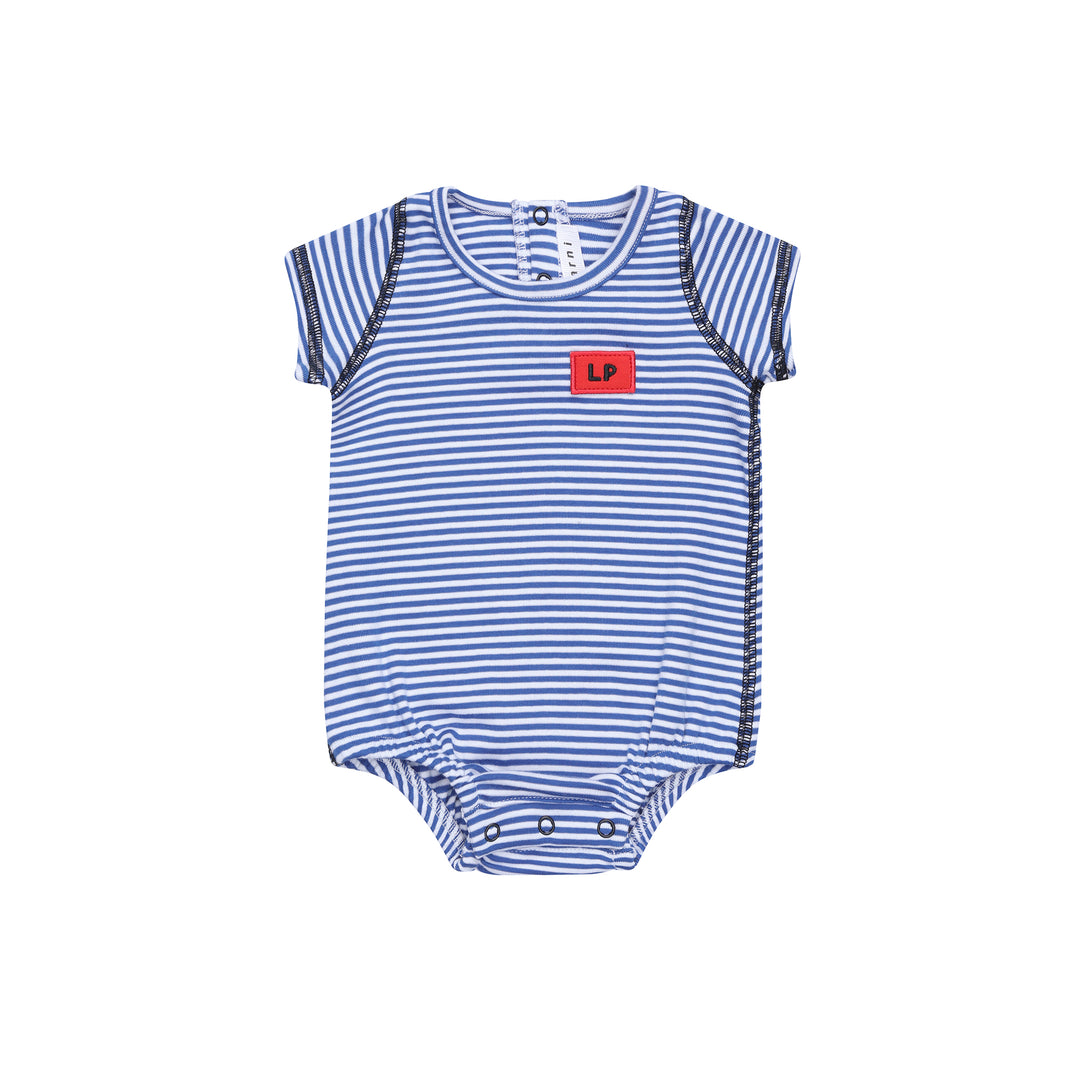 heart play baby bubble - royal blue/white