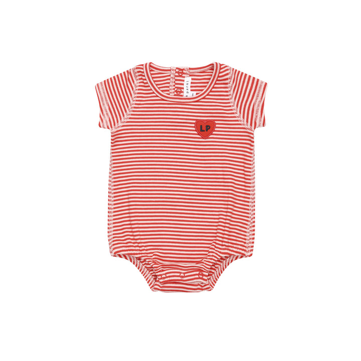 heart play baby bubble - coral/pink