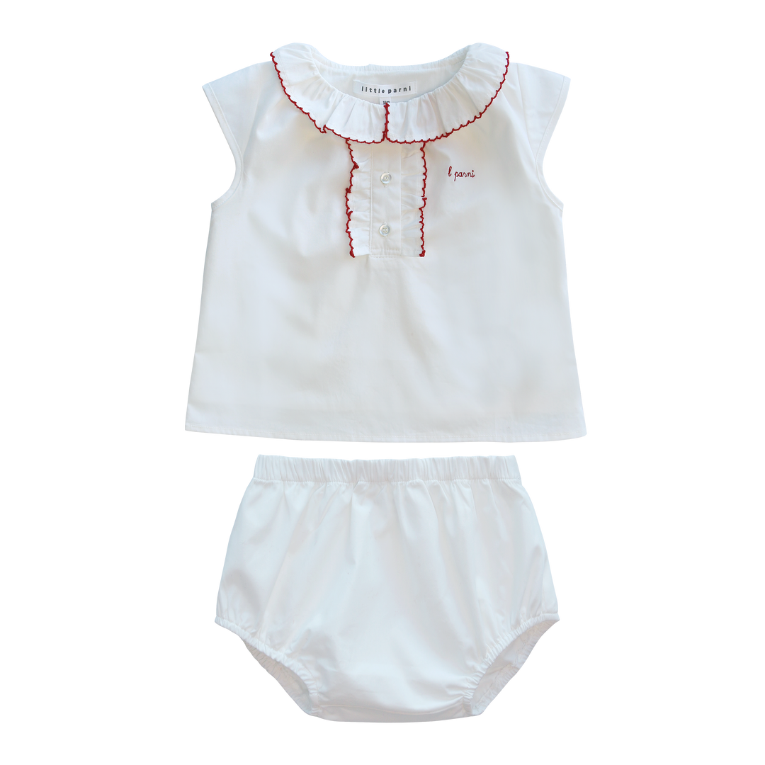 signature pico toddler set - white