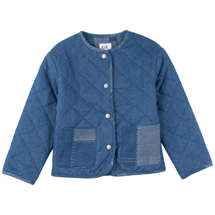 jacket denim quilted - denim