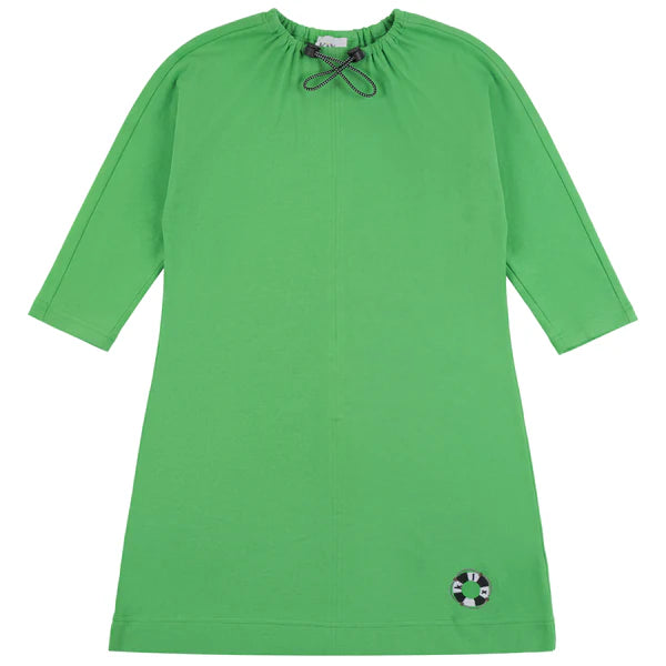 dress tie detail - green