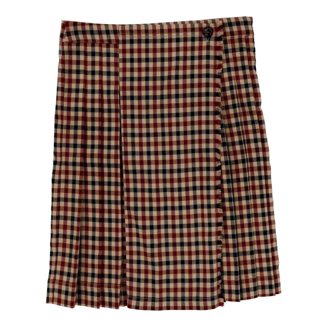 skirt kilt wool - tan plaid