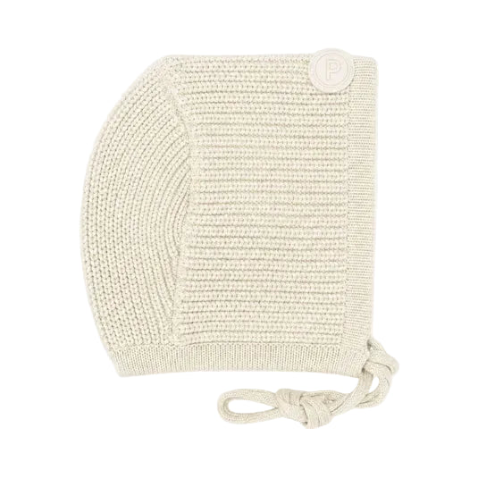 bonnet ribbed knit - ivory