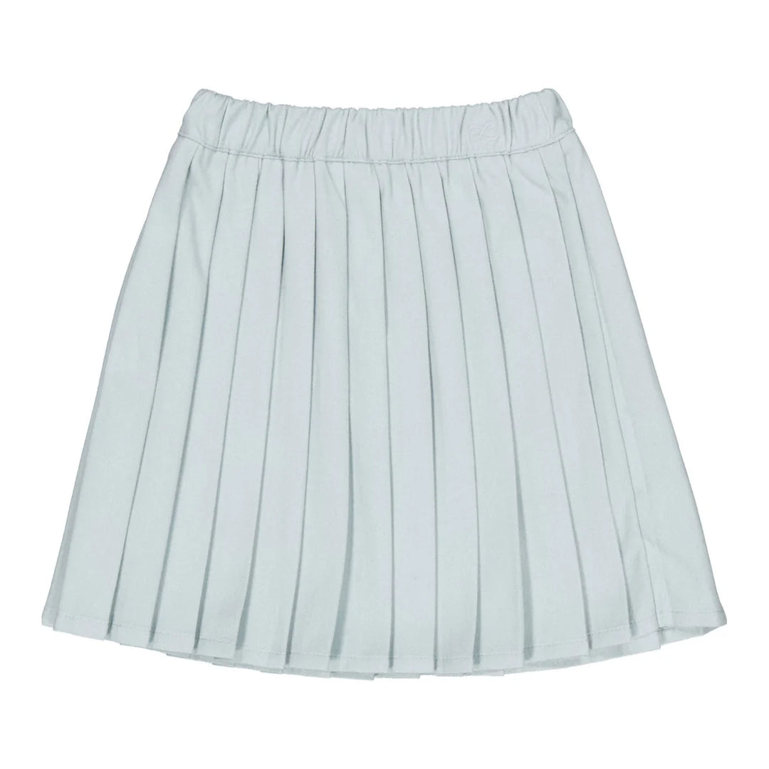 skirt wool pleated - blue