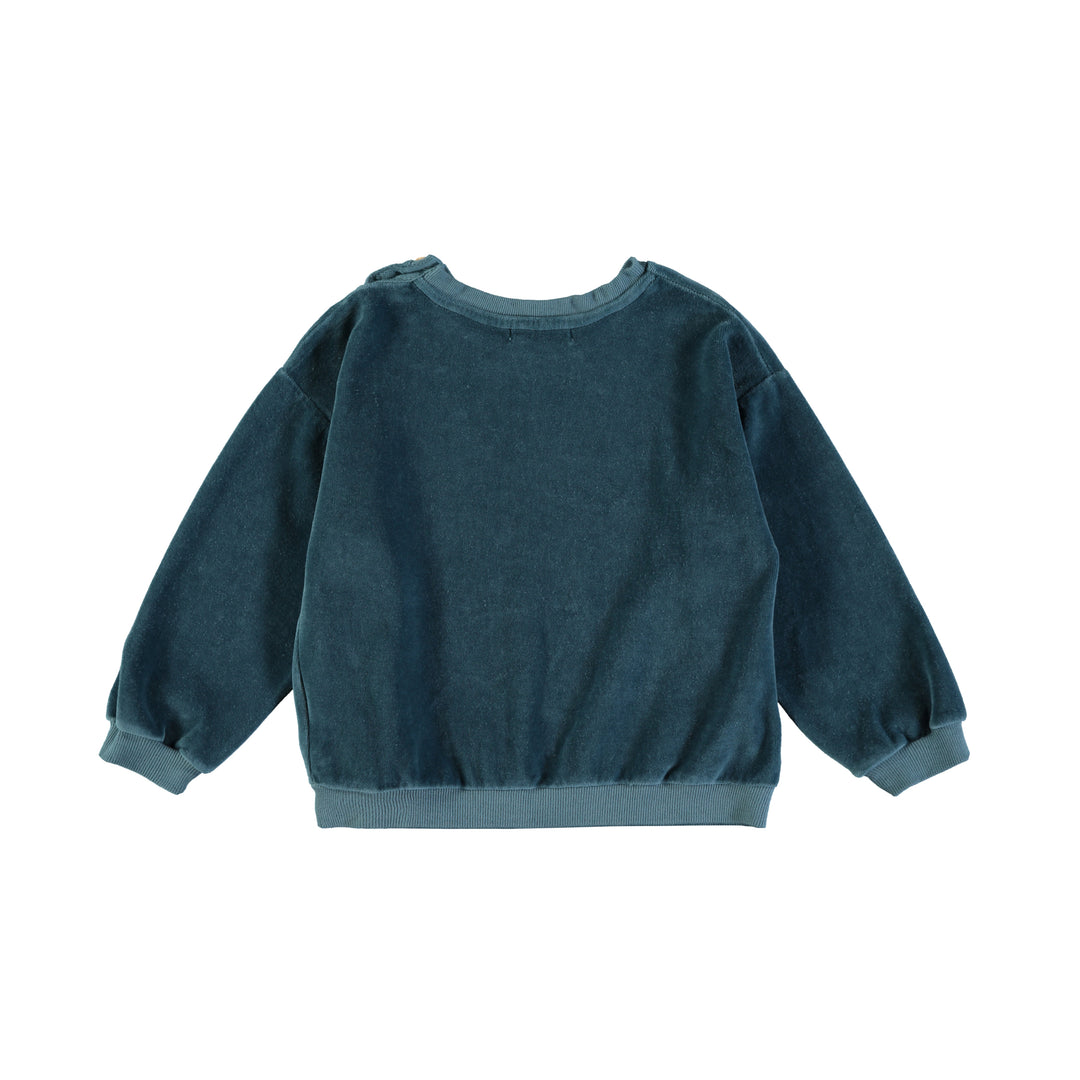 top l/s sweat velour - artichef