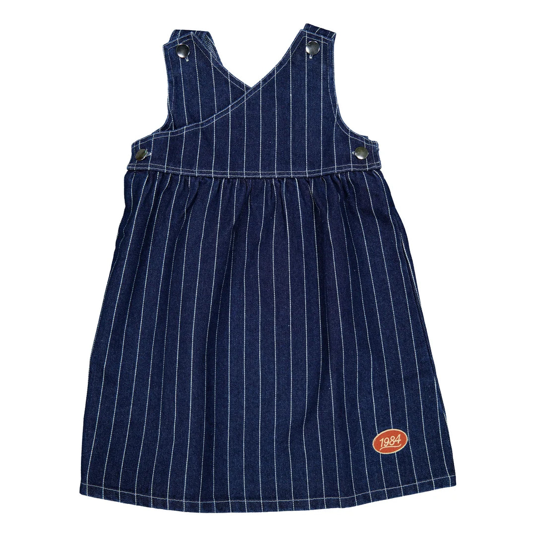 dress striped denim - denim