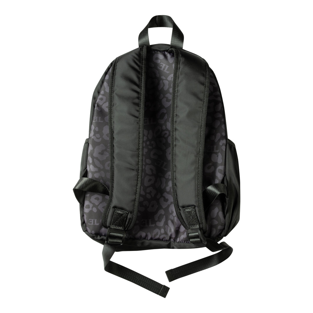 backpack leopard print large - black-9