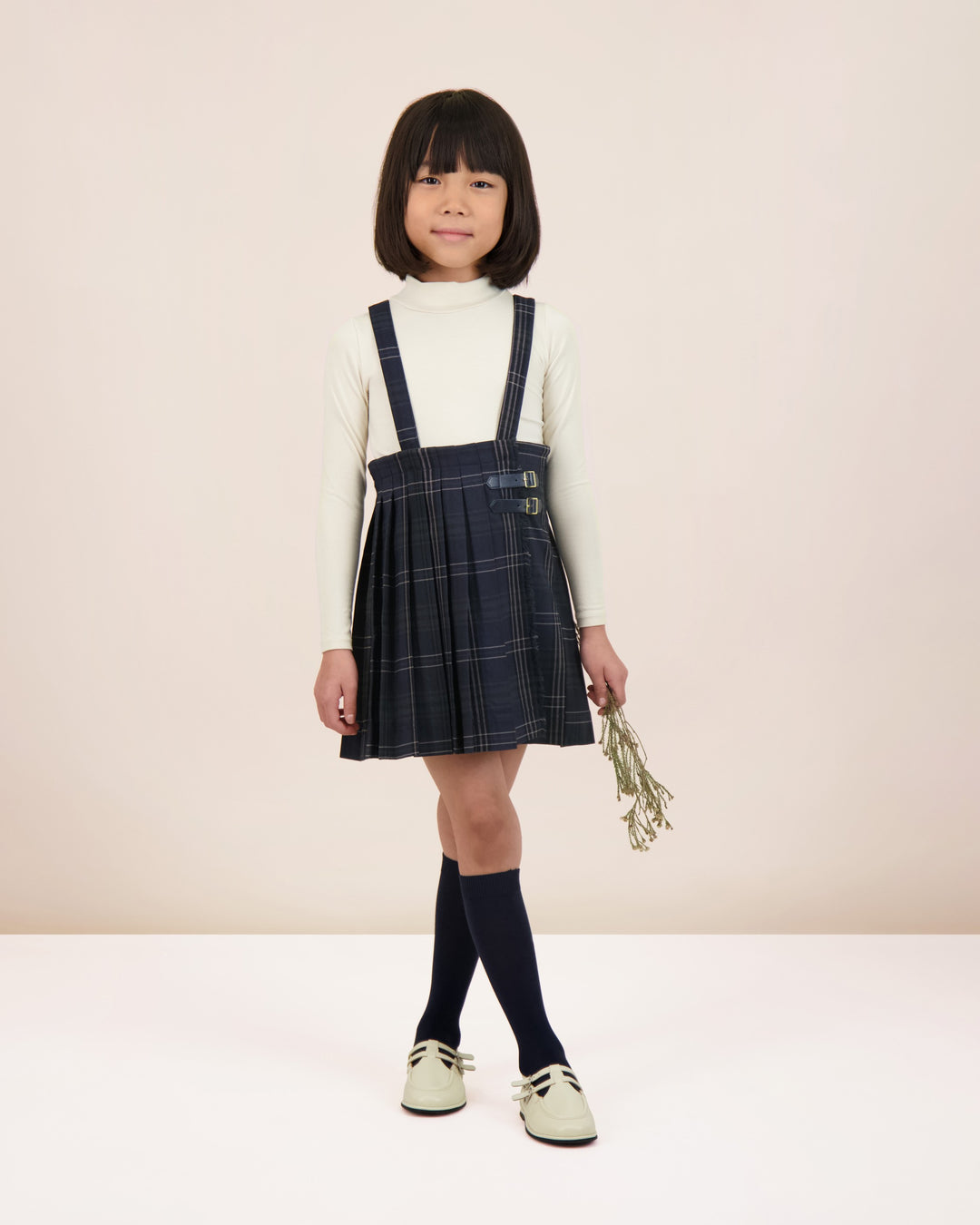 skirt pleated plaid kilt suspenders - multiplaid