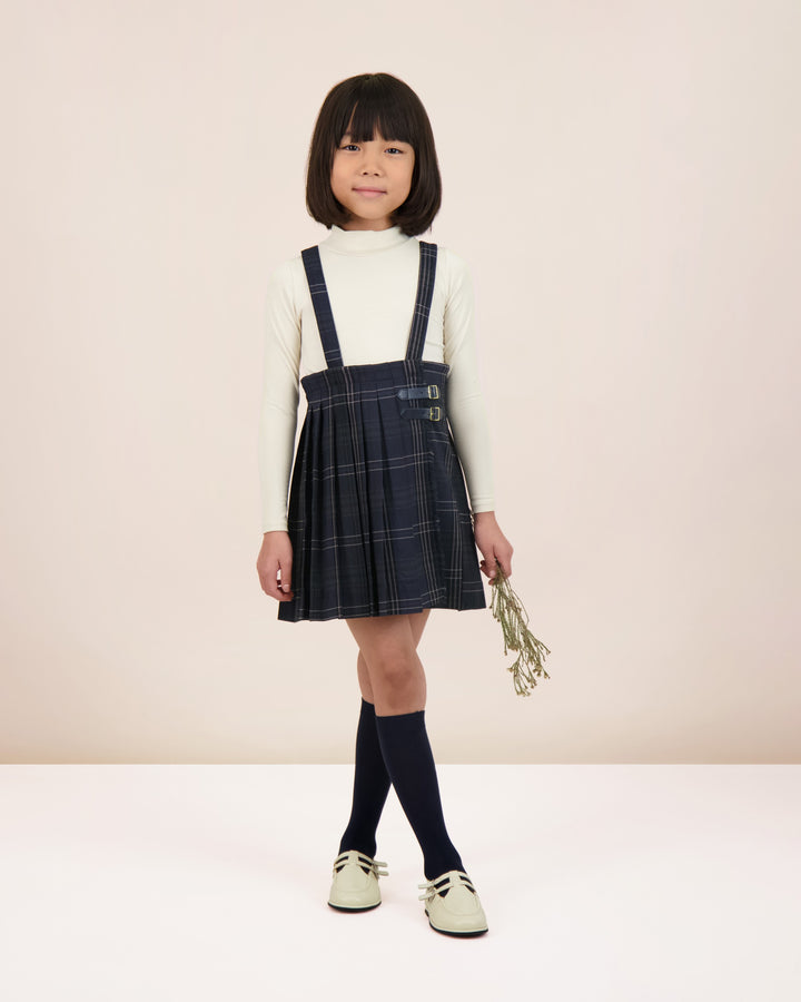 skirt pleated plaid kilt suspenders - multiplaid