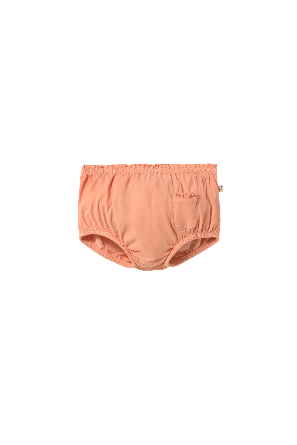 bloomer corduroy printed button - petal