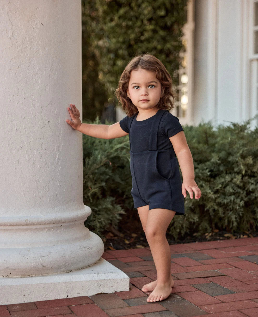 heritage milano overall set - black