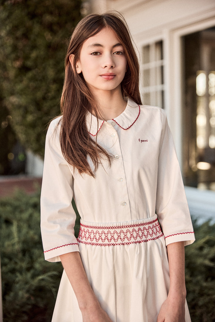 signature pico shirt - white