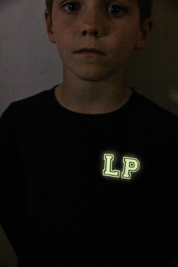 lp glow in the dark pajamas - navy blue