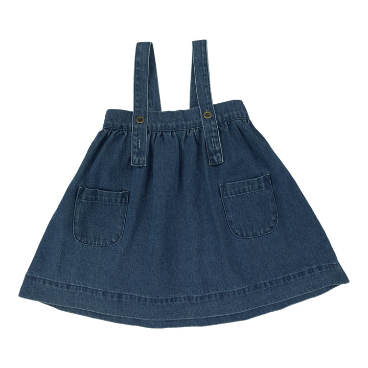 dress denim jumper - blue denim