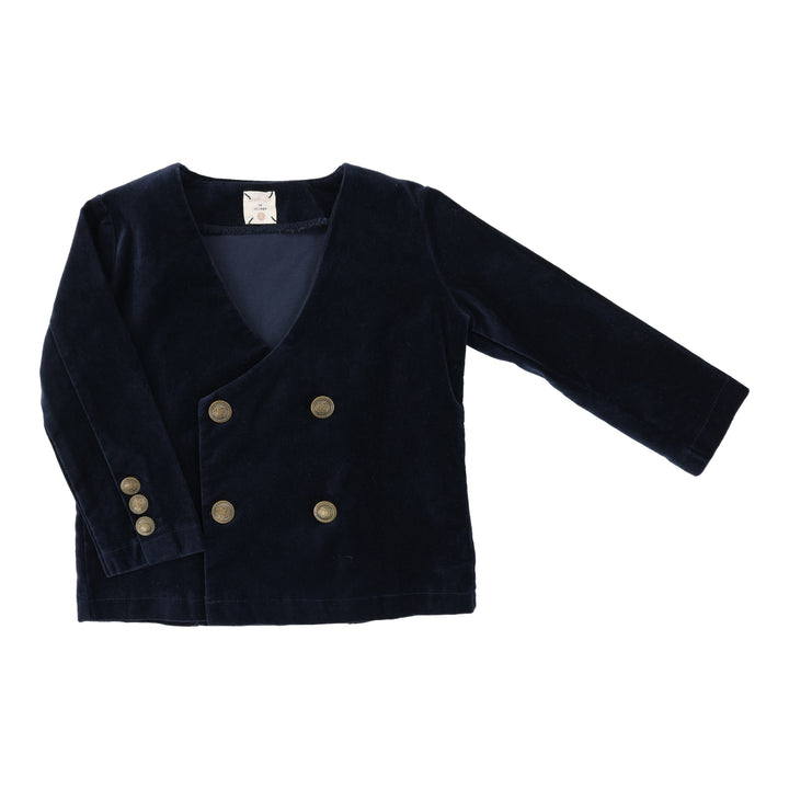 blazer velvet - navy