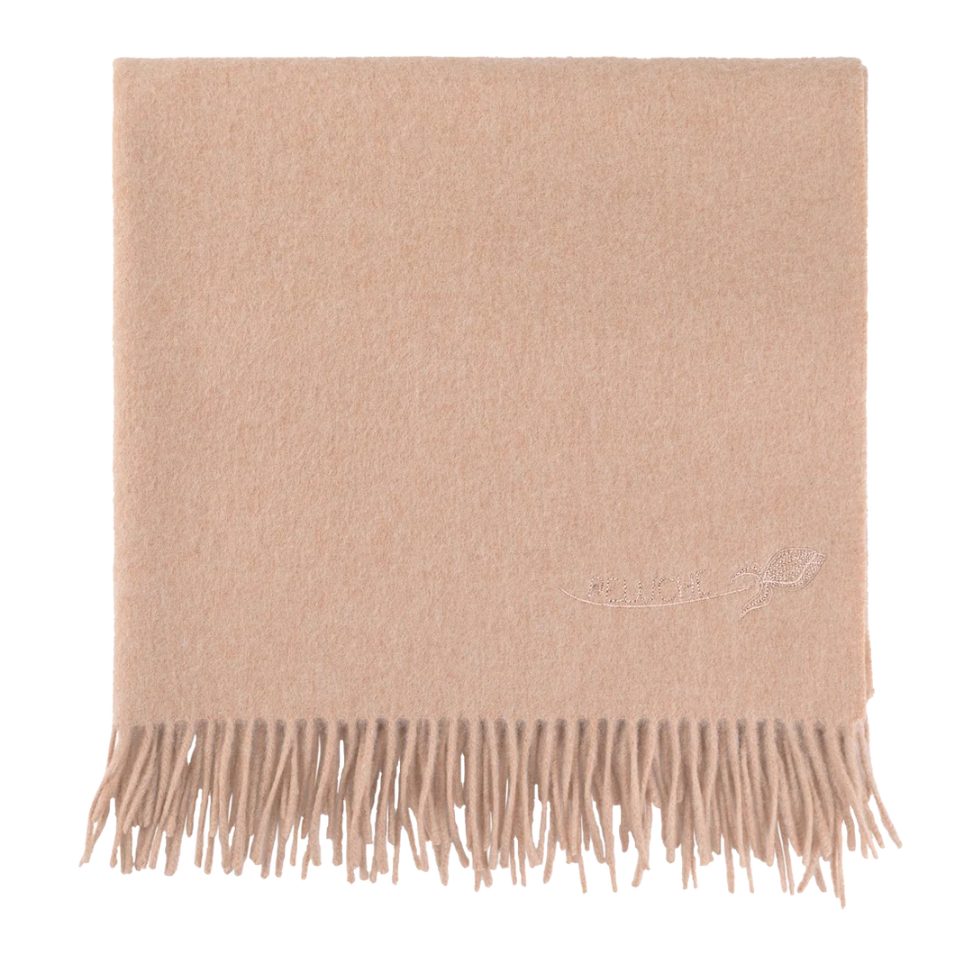 blanket lambswool - peach rose