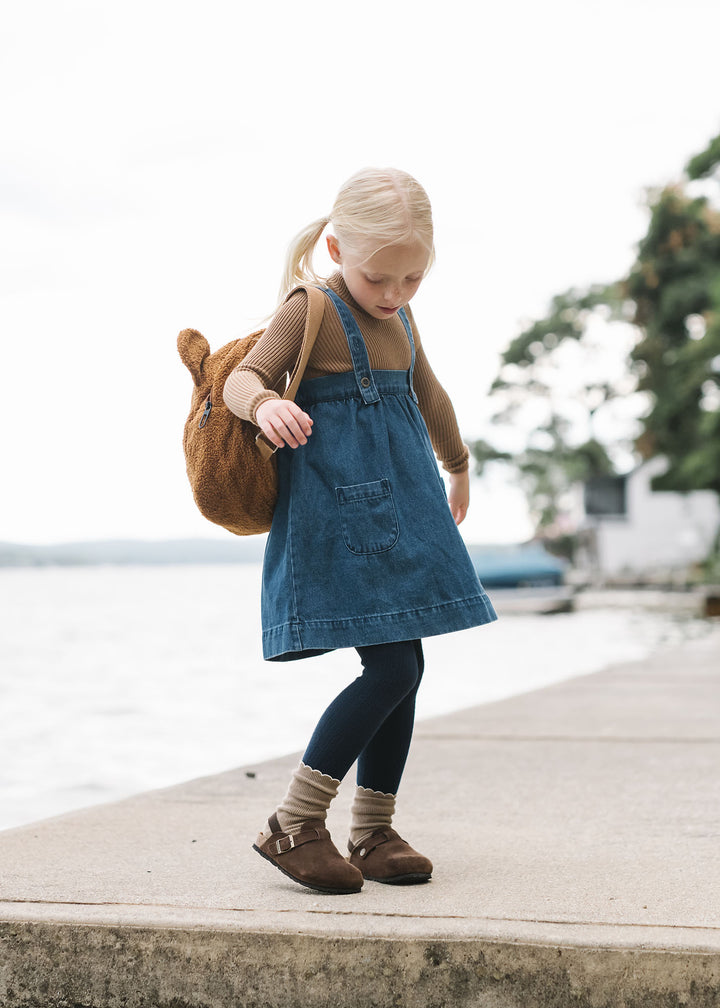 dress denim jumper - blue denim