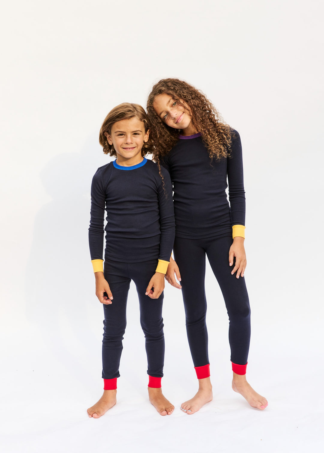 pajamas colorblock - navy/blue