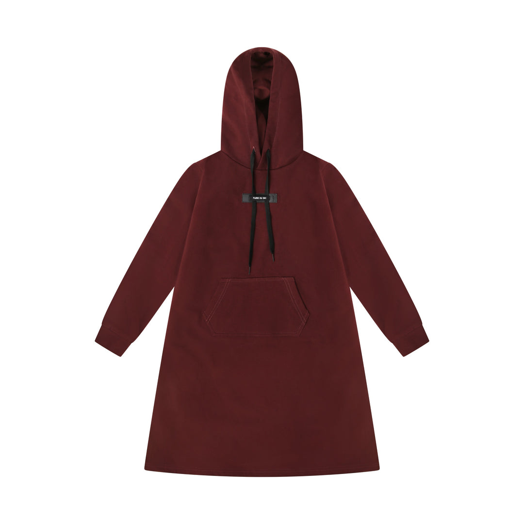 dress label hooded sweatshirt