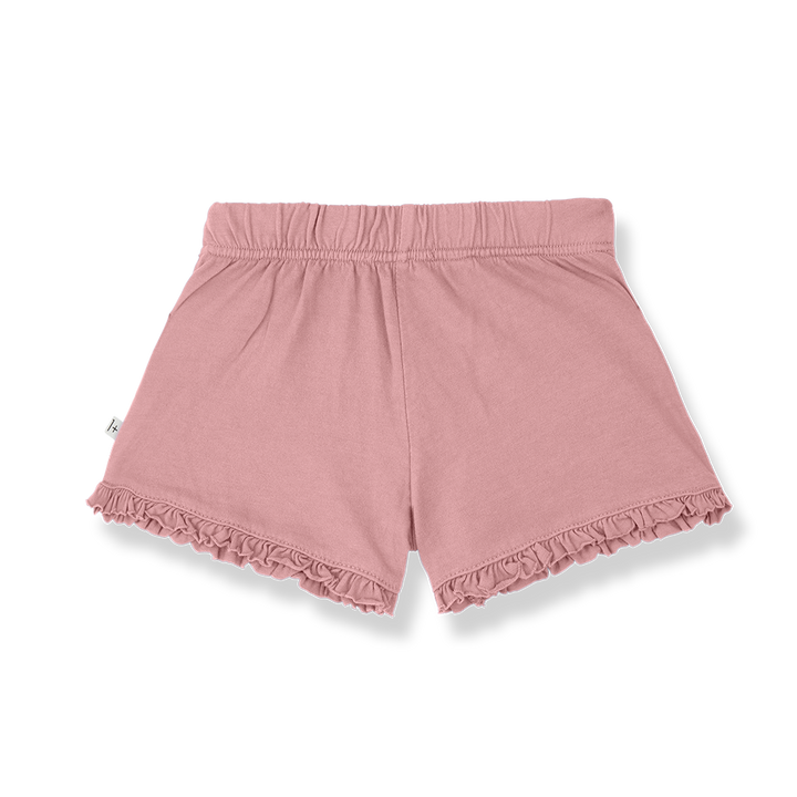 set outfit frill tee and shorts - strawberry