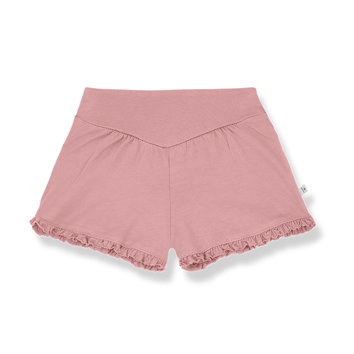 set outfit frill tee and shorts - strawberry