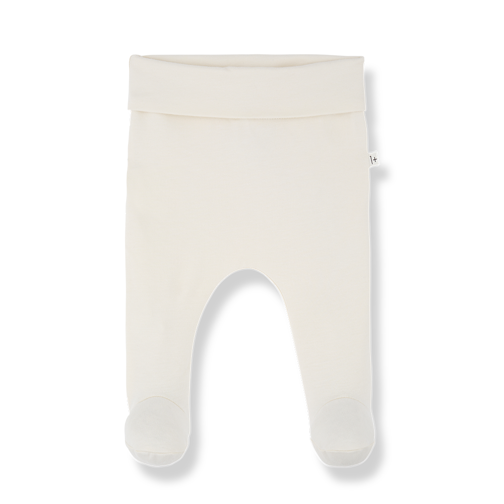 set knit wrap top and footie pants with hat - ecru