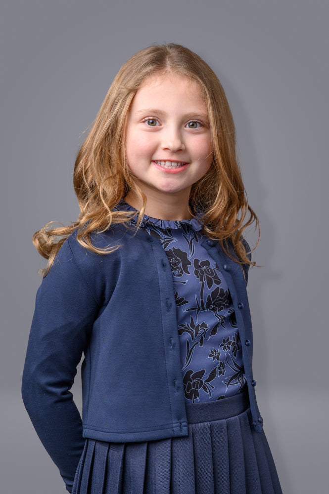 cardigan - midnight blue