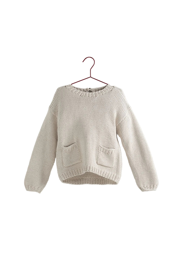top l/s knit  - macaron