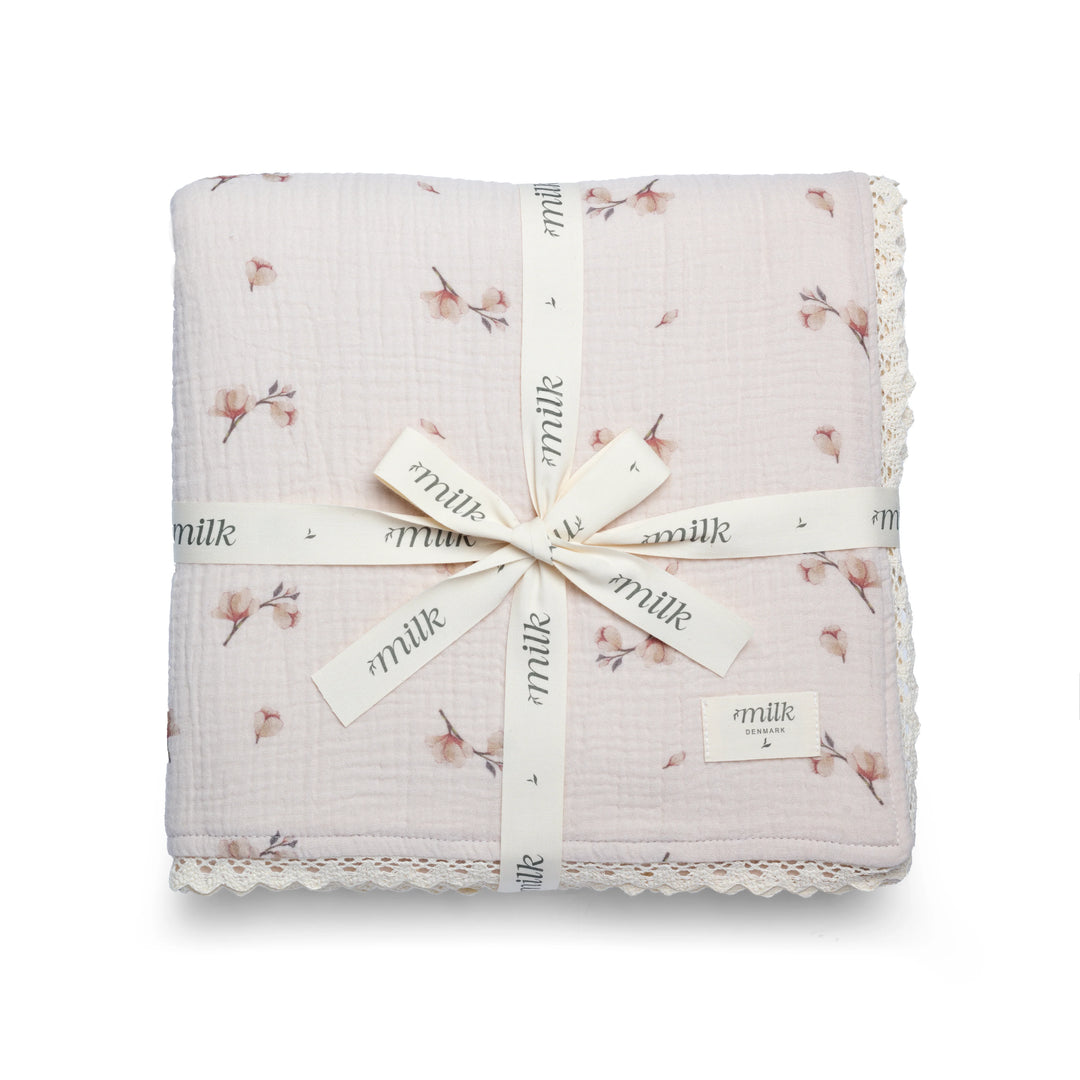 blanket laced edge - blossom oat