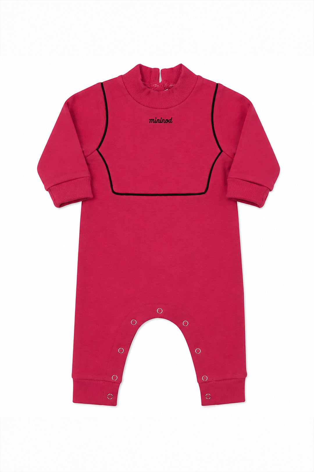 one piece french terry piping - maroon